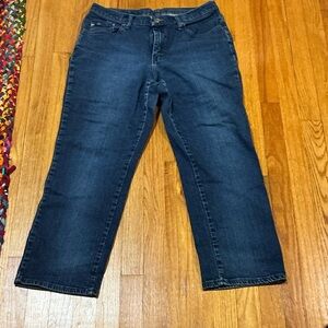 Women’s Dark Blue Denim Jeans—Blu